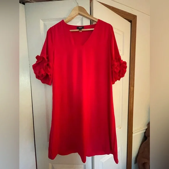 Alfani | Dresses | Alfani Red Stylish Dress Size | Poshmark